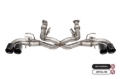 Picture of Corsa 2020-2025 Chevrolet Corvette C8 RWD 3in Valved Cat-Back Delete w/ NPP w/4.5in CF Black PVDTips