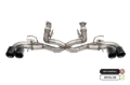 Picture of Corsa 2020-2025 Chevrolet Corvette C8 RWD 3in Delete 4 Valve Cat-Back w/NPP w/4.5in CF Black PVDTips