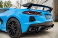 Picture of Corsa 2020-2025 Chevrolet Corvette C8 RWD 3in Track Cat-Back Delete Exhaust w/4.5in CF Black PVDTips