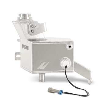 Picture of Mishimoto 13-2018 Ram 6.7L Cummins Aluminum Degas Tank - Natural