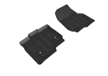 Picture of 3D MAXpider ACE Kagu-Front-Black Floor Mats - SLFR083
