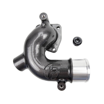 Picture of Wehrli Ram 19-23 Cummins 6.7L WCFab X Fleece Thermostat Housing - Flat Black