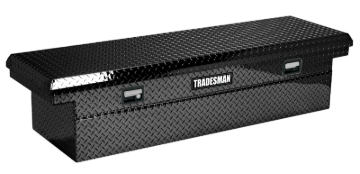 Picture of Tradesman Aluminum Single Lid Cross Bed Low-Profile Truck Tool Box (60in.) - Black