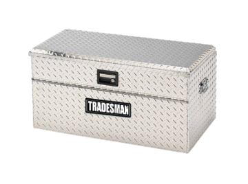 Picture of Tradesman Aluminum Flush Mount Truck Tool Box Full/Wide (56in.) - Brite