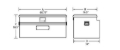 Picture of Tradesman Aluminum Flush Mount Truck Tool Box Full/Slim Line (60in.) - Black