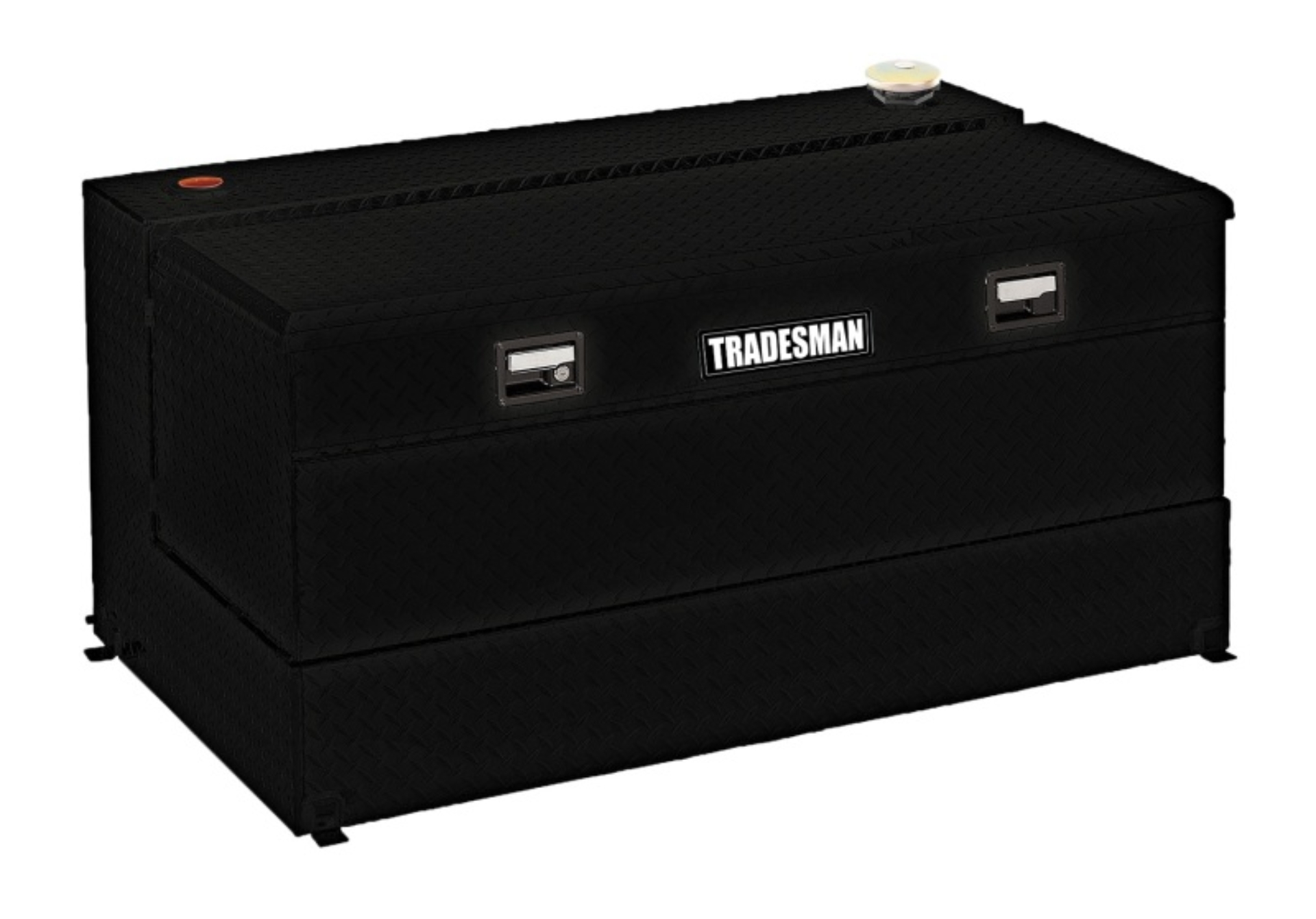 Picture of Tradesman Aluminum L-Shape Liquid Storage Tank Combo (48in. / 80 Gallon Capacity) - Black