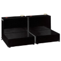 Picture of Tradesman Aluminum Twin L-Shape Liquid Storage Tank (96 Gallon Capacity) - Black