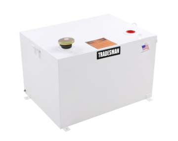 Picture of Tradesman Steel Rectangular Liquid Storage Tank - White