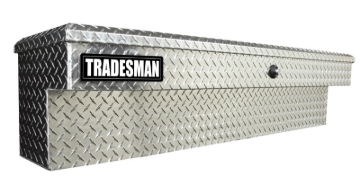 Picture of Tradesman Aluminum Side Bin Truck Tool Box w/Push Button (60in.) - Brite