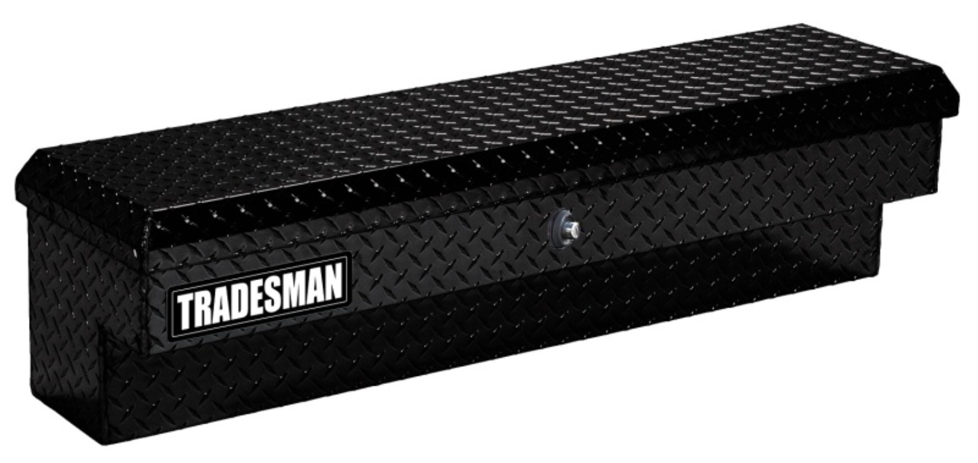 Picture of Tradesman Aluminum Side Bin Truck Tool Box w/Push Button (70in.) - Black
