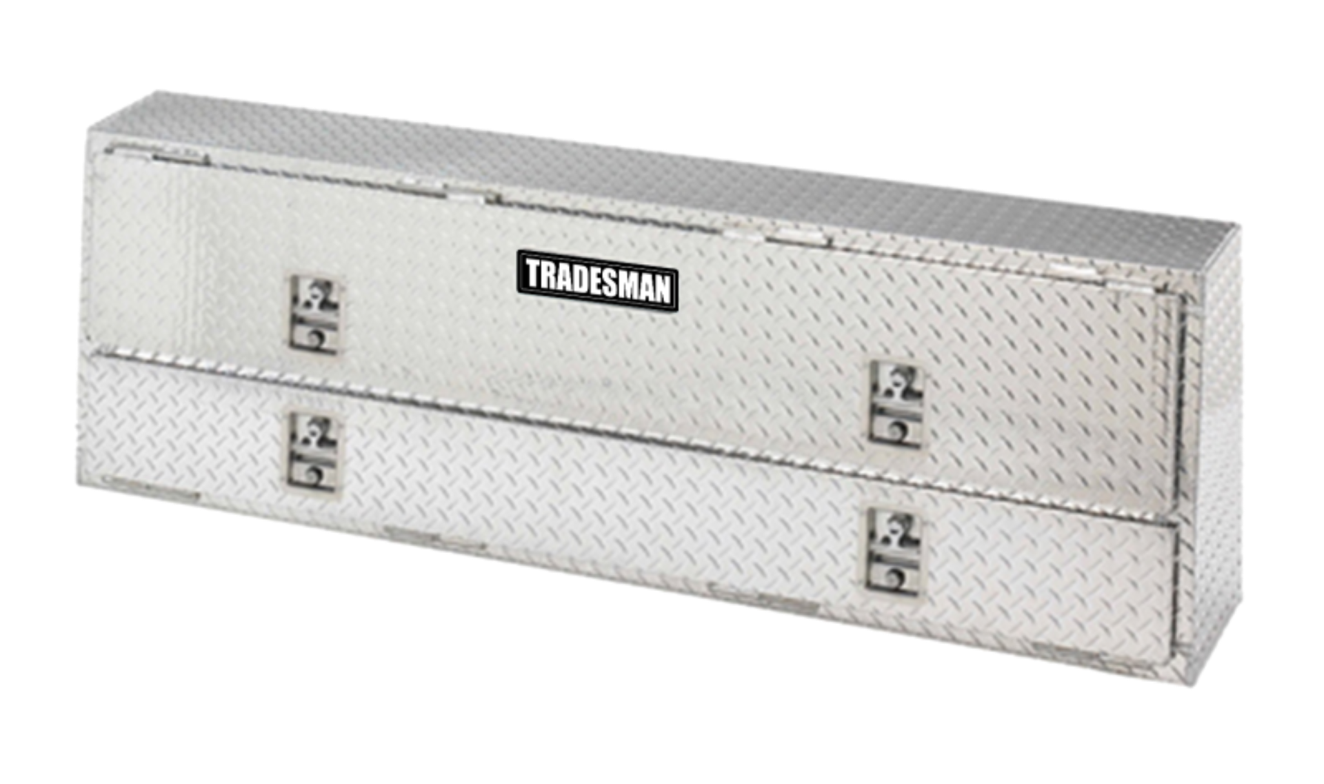 Picture of Tradesman Aluminum Professional Rail Top Mount L-Wing Box (72in.) - Brite