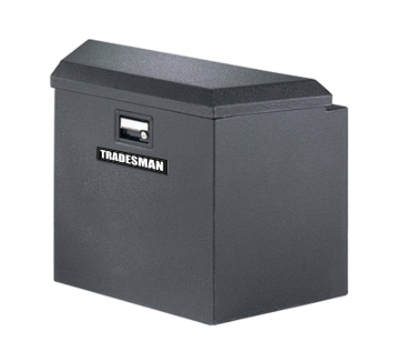 Picture of Tradesman Steel Trailer Tongue Storage Box (16in.) - Black