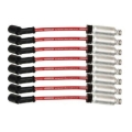Picture of Moroso GM LS/LT 8.5mm Ultra 40 9.75in Long Wire Set w/Alum Heatshield - Red