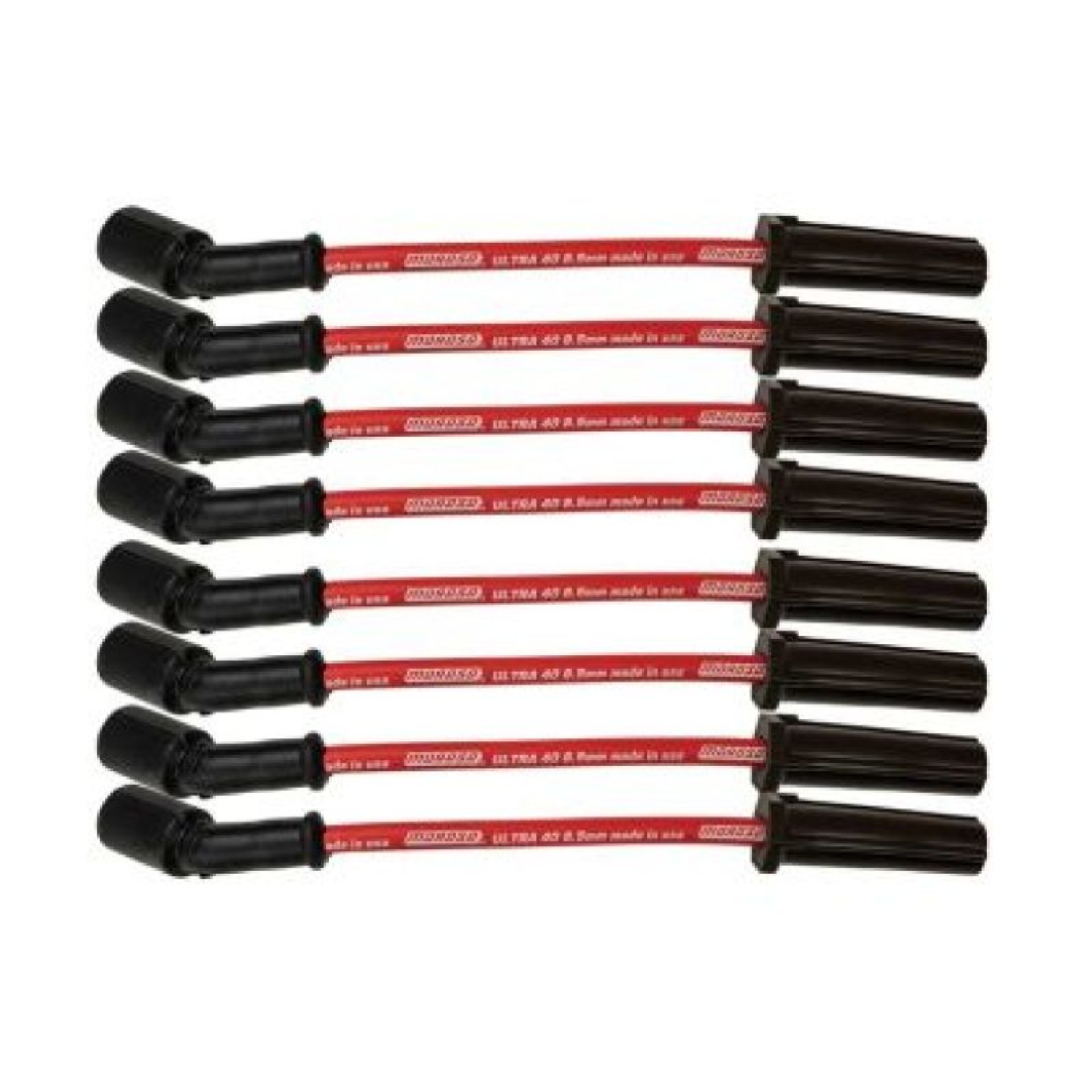 Picture of Moroso GM LS/LT 8.5mm Ultra 40 9.75in Long Wire Set w/o Alum Heatshield - Red