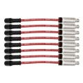 Picture of Moroso GM LS/LT 8.5mm Ultra 40 11in Long Wire Set w/Alum Heatshield - Red
