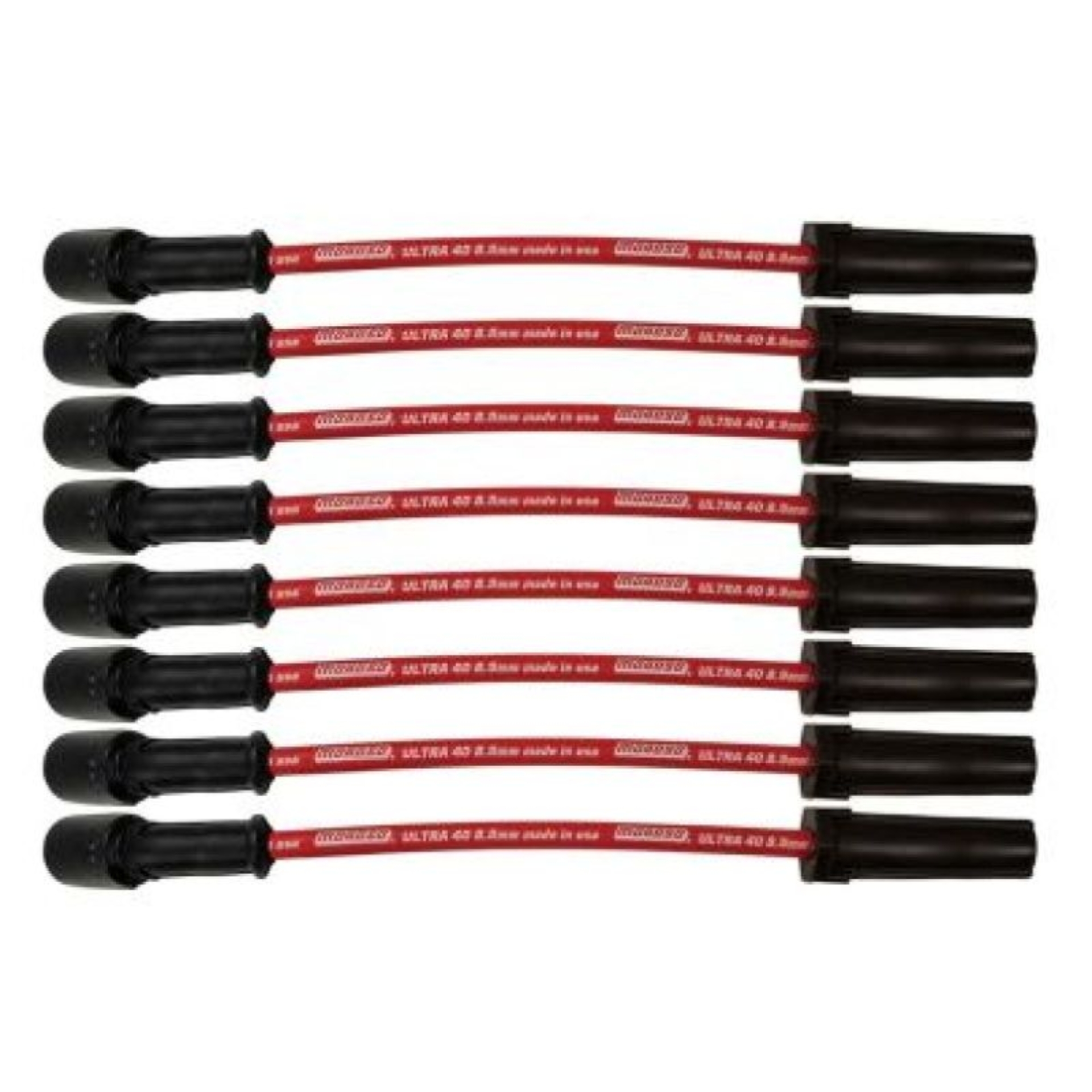 Picture of Moroso GM LS/LT 8.5mm Ultra 40 11in Long Wire Set w/o Alum Heatshield - Red