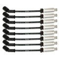 Picture of Moroso GM LS/LT 8.5mm Ultra 40 9.75in Long Wire Set w/Alum Heatshield - Black
