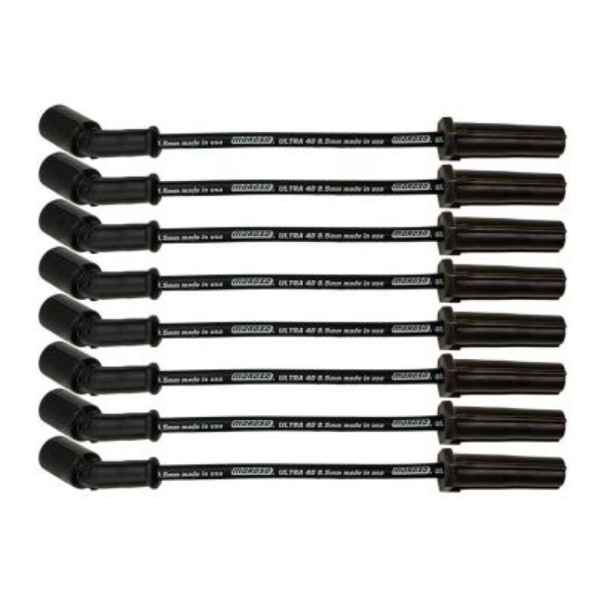 Picture of Moroso GM LS/LT 8.5mm Ultra 40 11in Long Wire Set w/o Alum Heatshield - Black