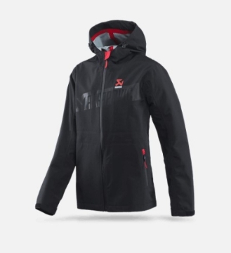 Picture of Akrapovic Mens Corpo Rain Jacket Black - L