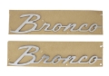 Picture of Ford Racing 21-23 Bronco Script Fender Badge - Silver