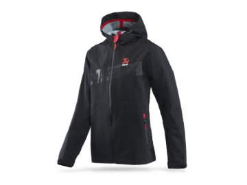 Picture of Akrapovic Womens Corpo Rain Jacket Black - 2XL