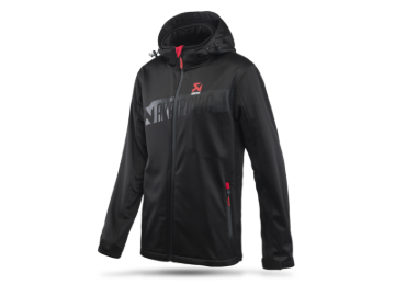 Picture of Akrapovic Mens Corpo Softshell Jacket Black - M