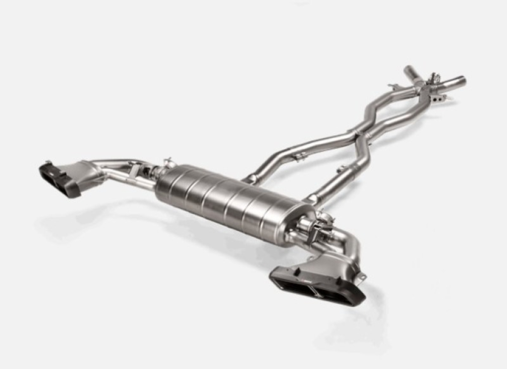 Picture of Akrapovic 2020+ Mercedes-AMG GLE 63S Coupe Evolution Line w/ and w/o Hitch- Titanium