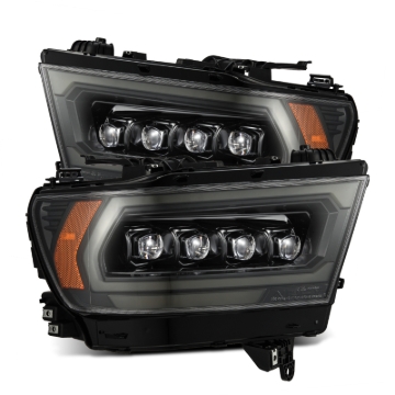 Picture of AlphaRex 19-23 Dodge Ram 1500 (No Clsc/Ltd/TRX) NOVA-Series LED Proj HL Alpha-Black (Converter Req.)