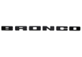 Picture of Ford Racing 2021+ Bronco Grille Lettering Overlay Kit - Black