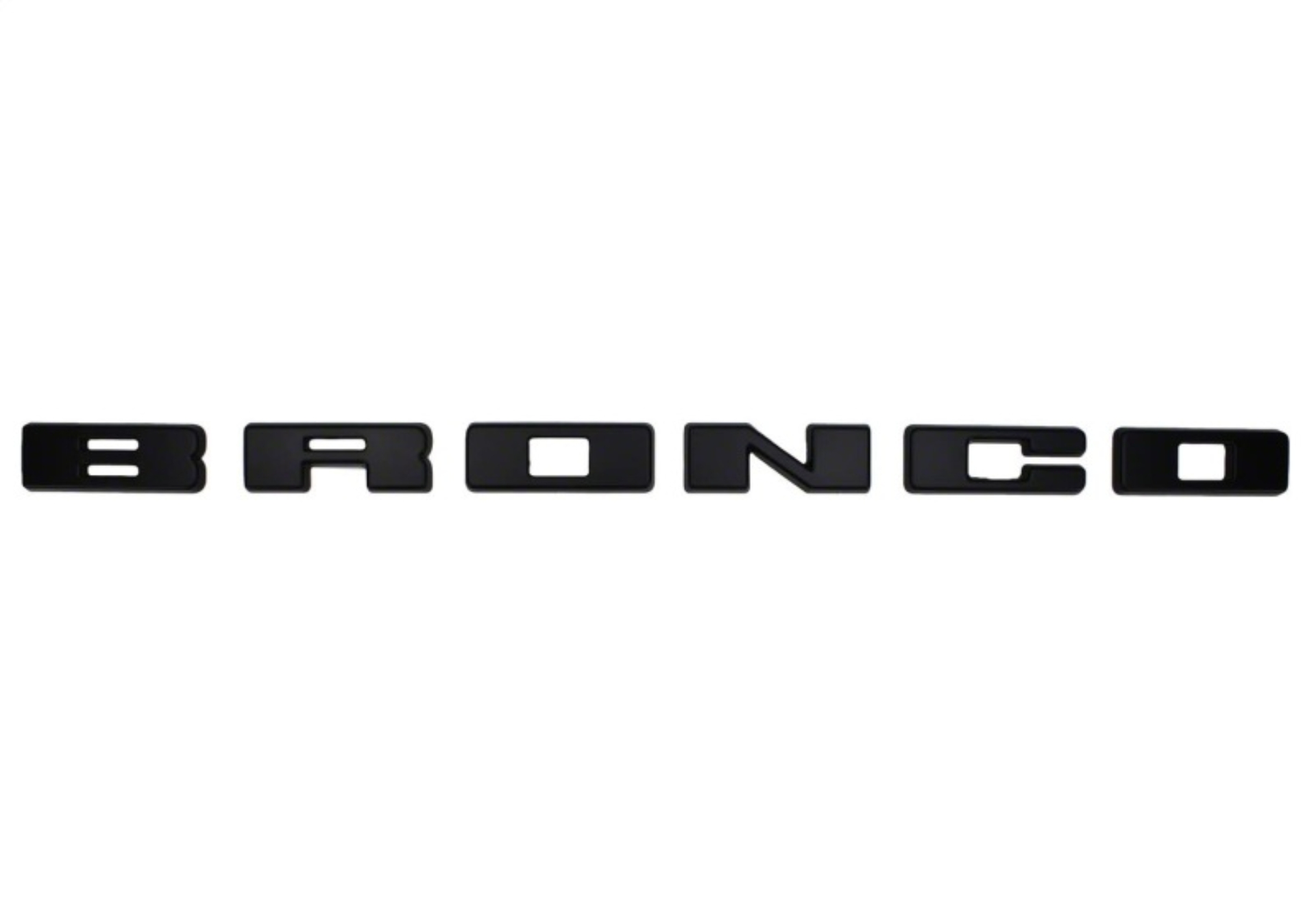Picture of Ford Racing 2021+ Bronco Grille Lettering Overlay Kit - Black