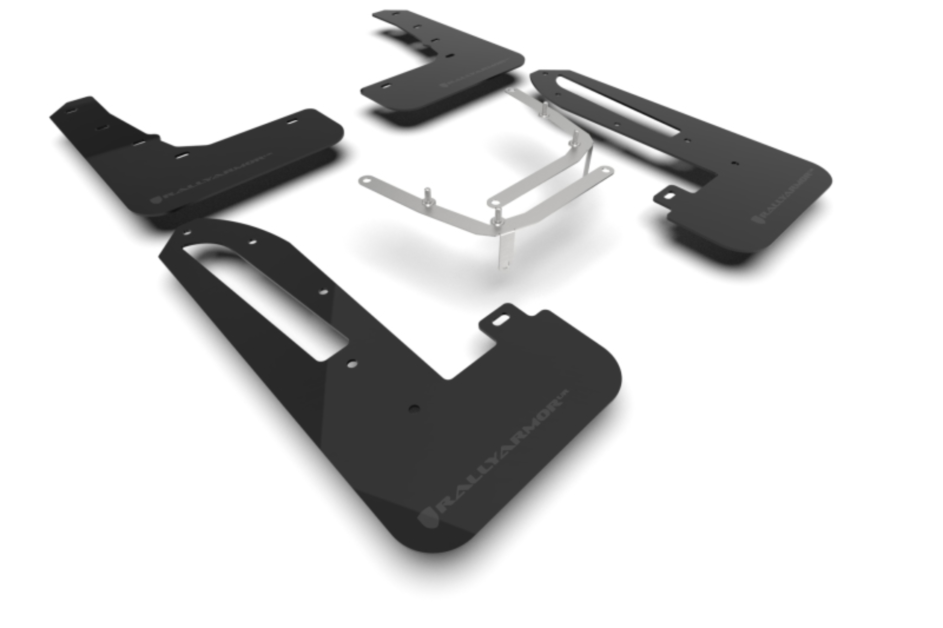 Picture of Rally Armor 23-26 Honda Civic Type R Black Mud Flap Grey Logo
