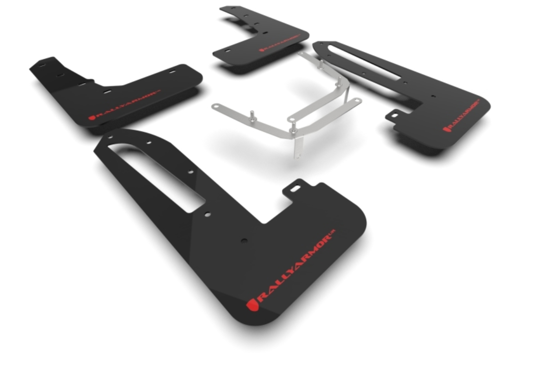 Picture of Rally Armor 23-26 Honda Civic Type R Black Mud Flap Red Logo