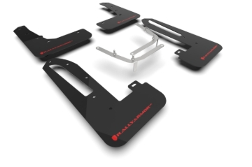 Picture of Rally Armor 23-26 Honda Civic Type R Black Mud Flap Red Logo