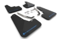 Picture of Rally Armor 24-26 Subaru Crosstrek Black UR Mud Flap Light Blue Logo