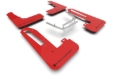 Picture of Rally Armor 23-26 Honda Civic Type R Red Mud Flap Black Logo