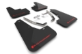 Picture of Rally Armor 24-26 Subaru Crosstrek Black UR Mud Flap Red Logo