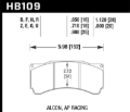 Picture of Hawk Performance Alcon/AP Racing ER-1 Motorsport Brake Pads