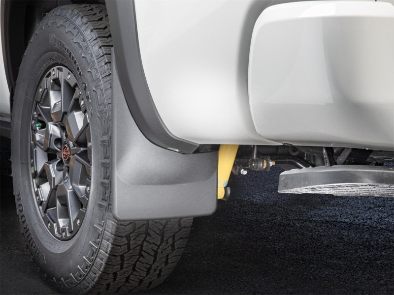 Picture of WeatherTech 22-23 Nissan Frontier D41 (Incl. Pro-X/Pro-4X) No Drill Rear MudFlaps - Black