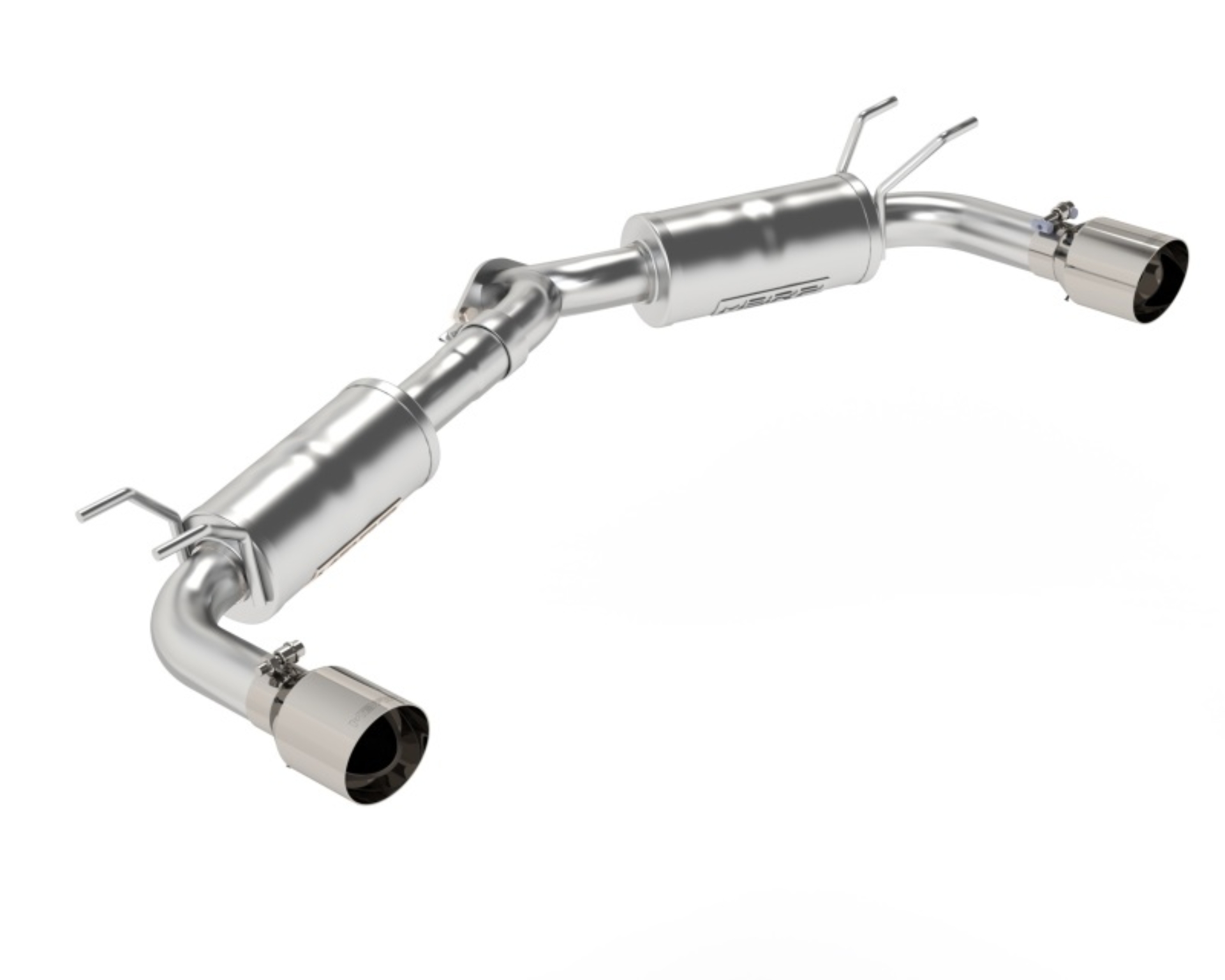 Picture of MBRP 19-23 Mazda 3 Hatchback T304SS 2.5in Axle-Back, Dual Rear Exit Street Profile