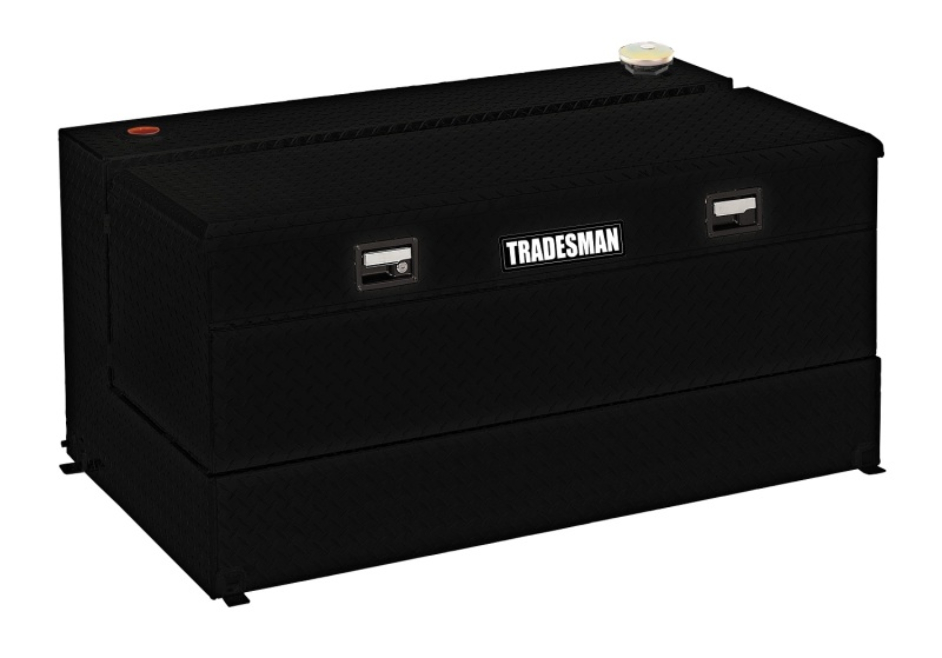 Picture of Tradesman Aluminum L-Shape Liquid Storage Tank Combo (48in. / 100 Gallon Capacity) - Black