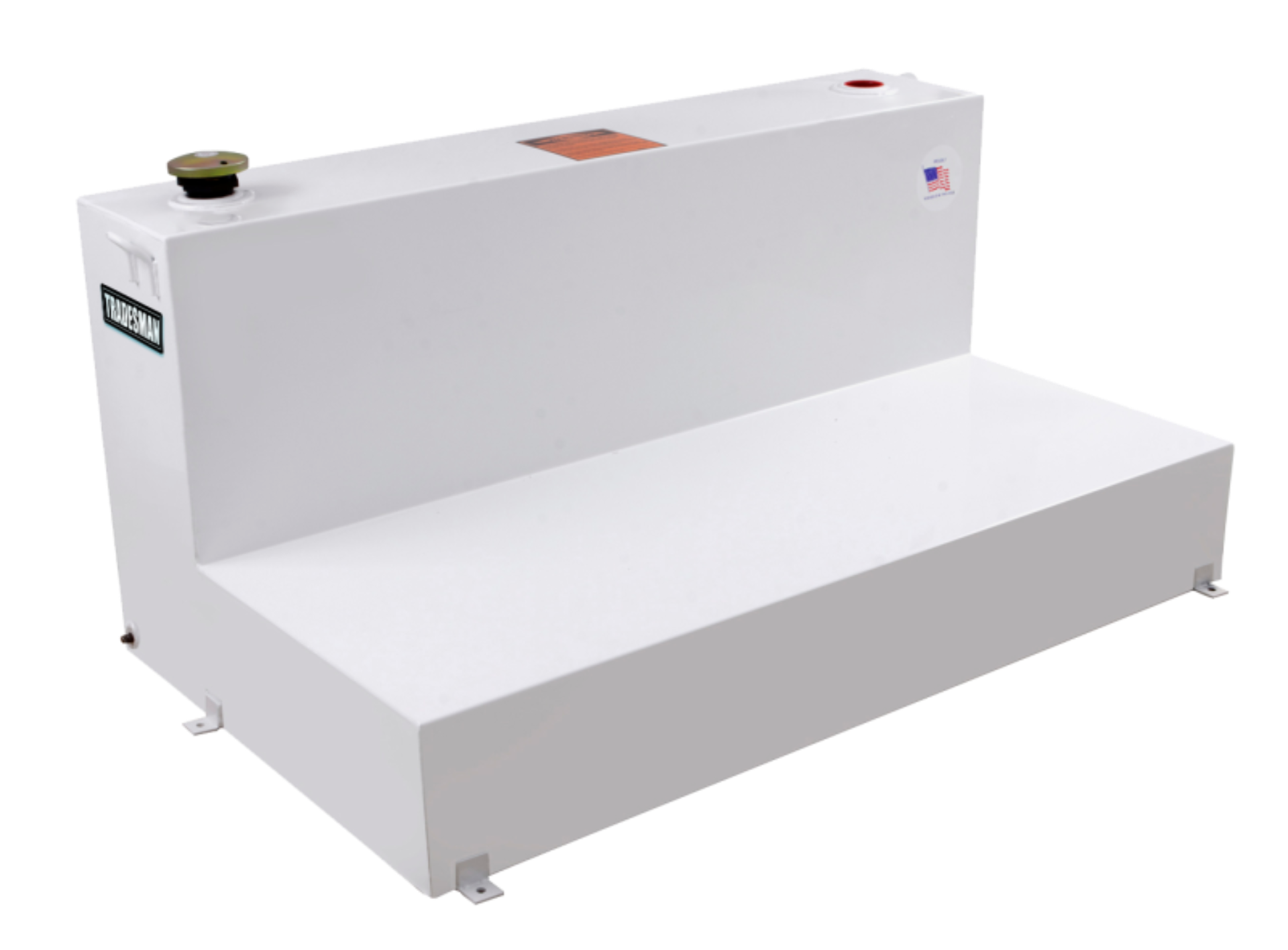 Picture of Tradesman Steel L-Shape Liquid Storage Tank - White