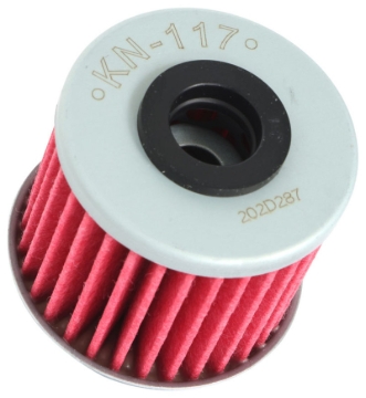 Picture of K&N Honda 1.58in OD 0.42in ID 1.4in Height Cartridge Oil Filter