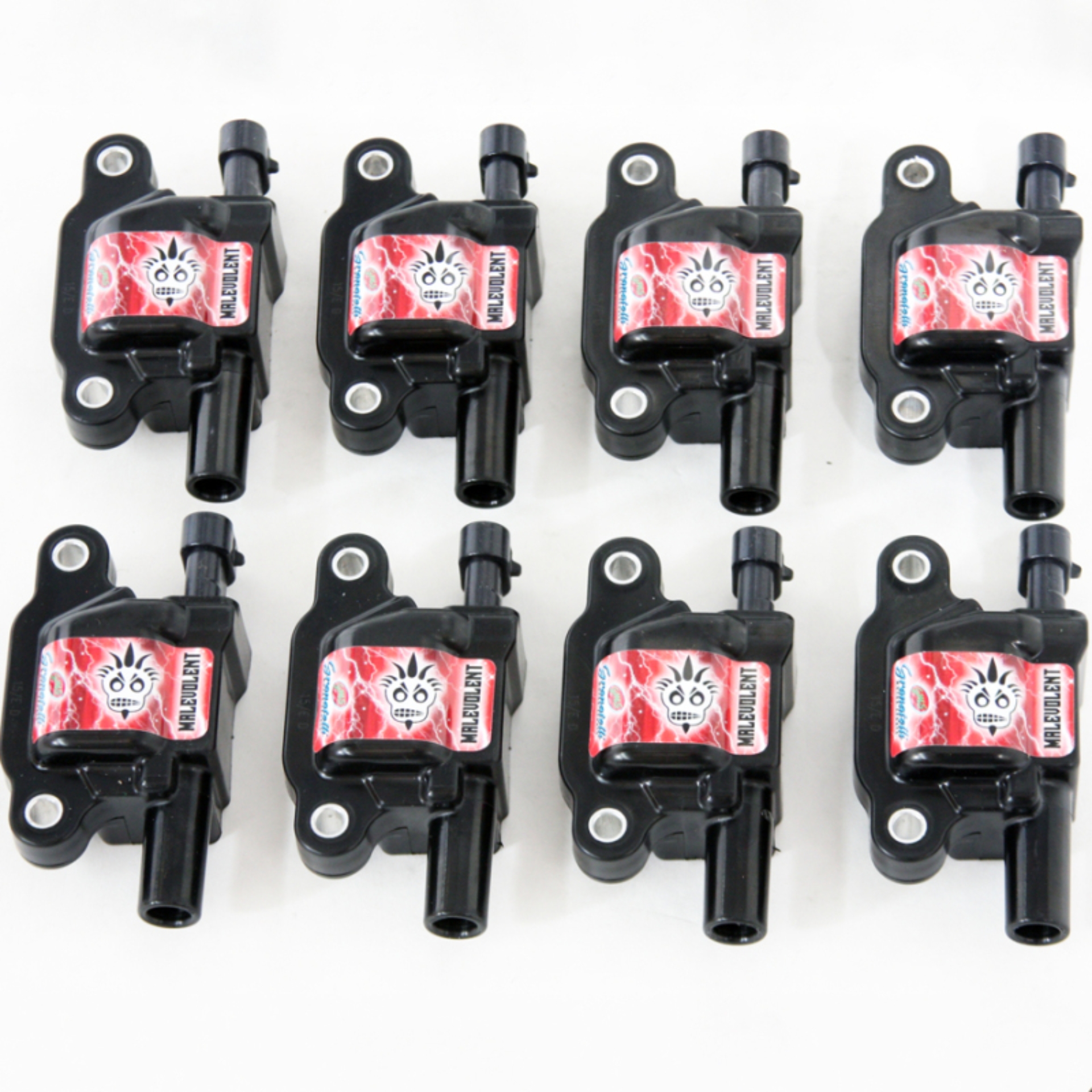 Picture of Granatelli 05-17 GM LS1/LS2/LS3/LS4/LS5/LS6/LS7/LS9/LSA Malevolent Coil Packs - Black (Set of 8)