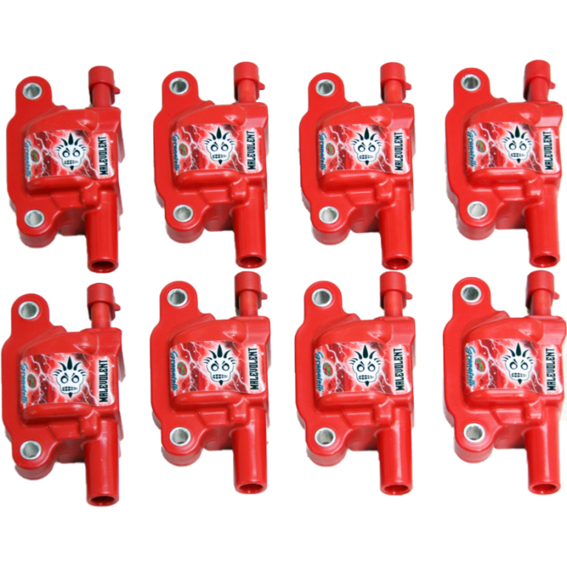 Picture of Granatelli 05-17 GM LS LS1/LS2/LS3/LS4/LS5/LS6/LS7/LS9/LSA Malevolent Coil Packs - Red (Set of 8)