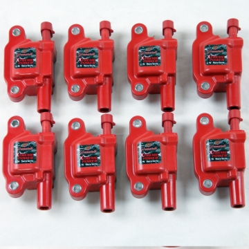 Picture of Granatelli 05-13 GM LS1/LS2/LS3/LS4/LS5/LS6/LS7/LS9/LSA Hi-Perf Coil Packs - Red (Set of 8)