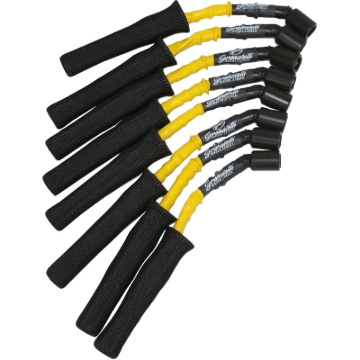 Picture of Granatelli 14-23 GM LT1 6.2L Hi-Perf Coil-Near-Plug Ignition Wire Conn Kit w/Ylw Jacket/Blk Sleeve