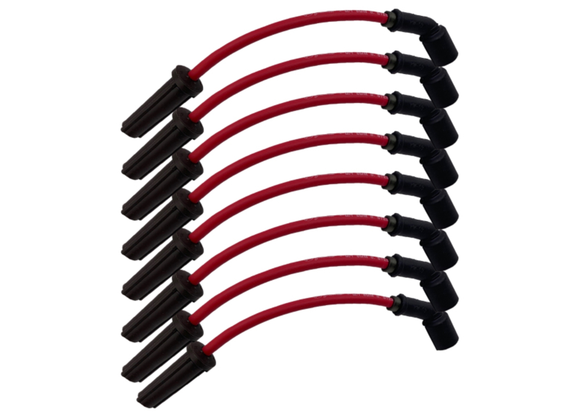 Picture of Granatelli 14-23 GM LT1 6.2L V8 Straight Boot Hi-Perf Coil-Near-Plug Wire Connector Kit - Red