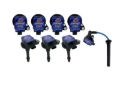 Picture of Granatelli 18-23 Ford 5.0L 4V Hi-Perf Coil-On-Plug Wire Conn Kit w/Coil Packs- Blue (65K Volt)