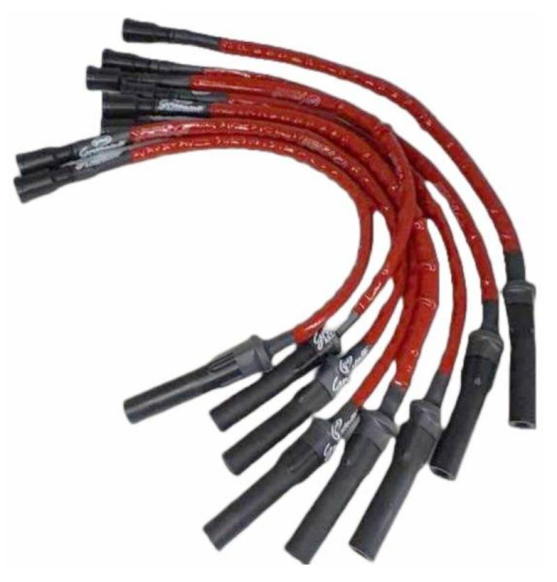 Picture of Granatelli 10-14 Ford 6.2L (Incl. Raptor) Ignition Wire Set w/Inserts/Red Hi-Temp Silicone Jacket