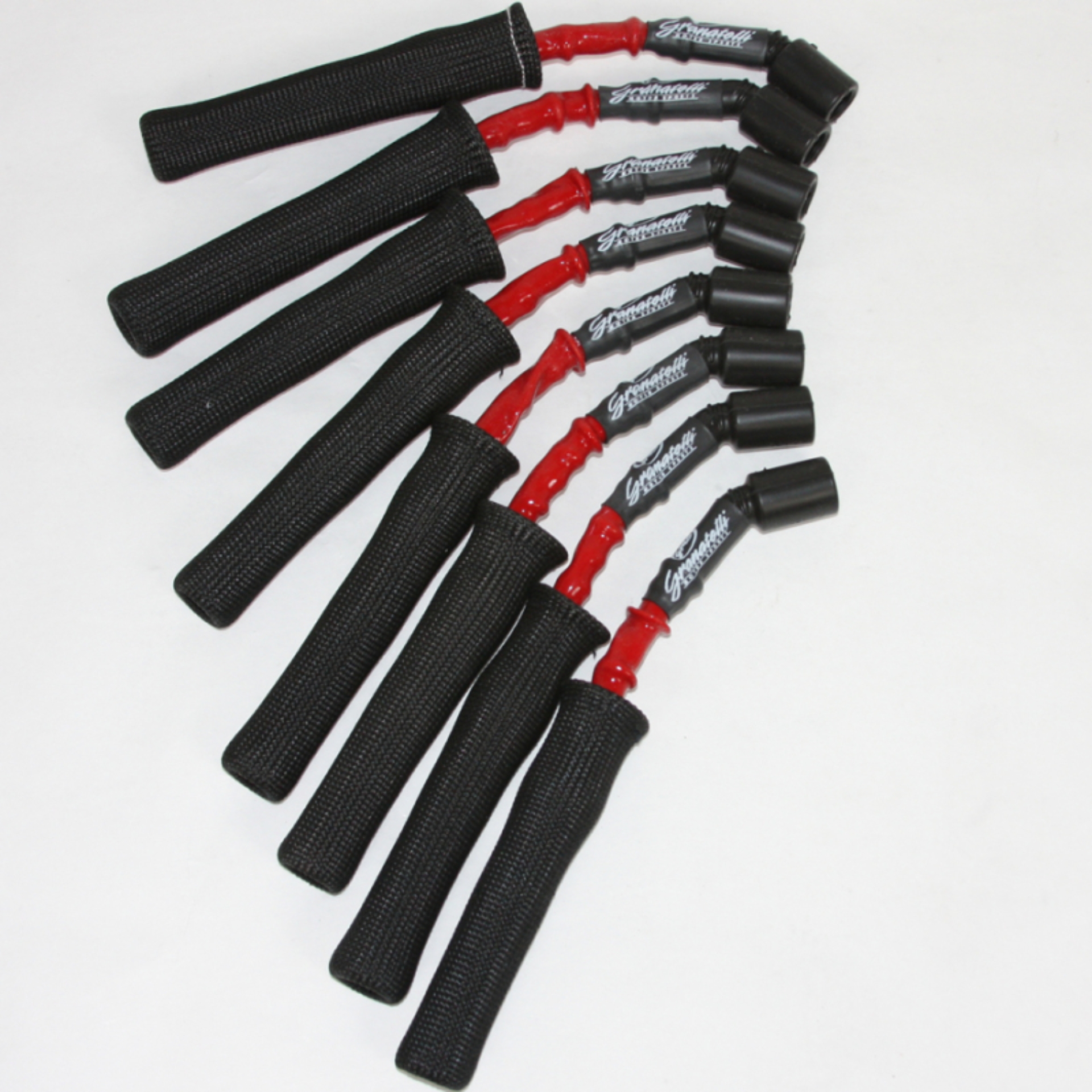 Picture of Granatelli 14-23 GM L83 5.3L/L86 6.2L Hi-Perf Coil-Near-Plug Wire Conn Kit w/Red Jacket/Blk Sleeve